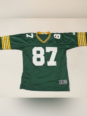 Vintage Starter Green Bay Packers Robert Brooks #87 NFL Player Edition Jersey XL
